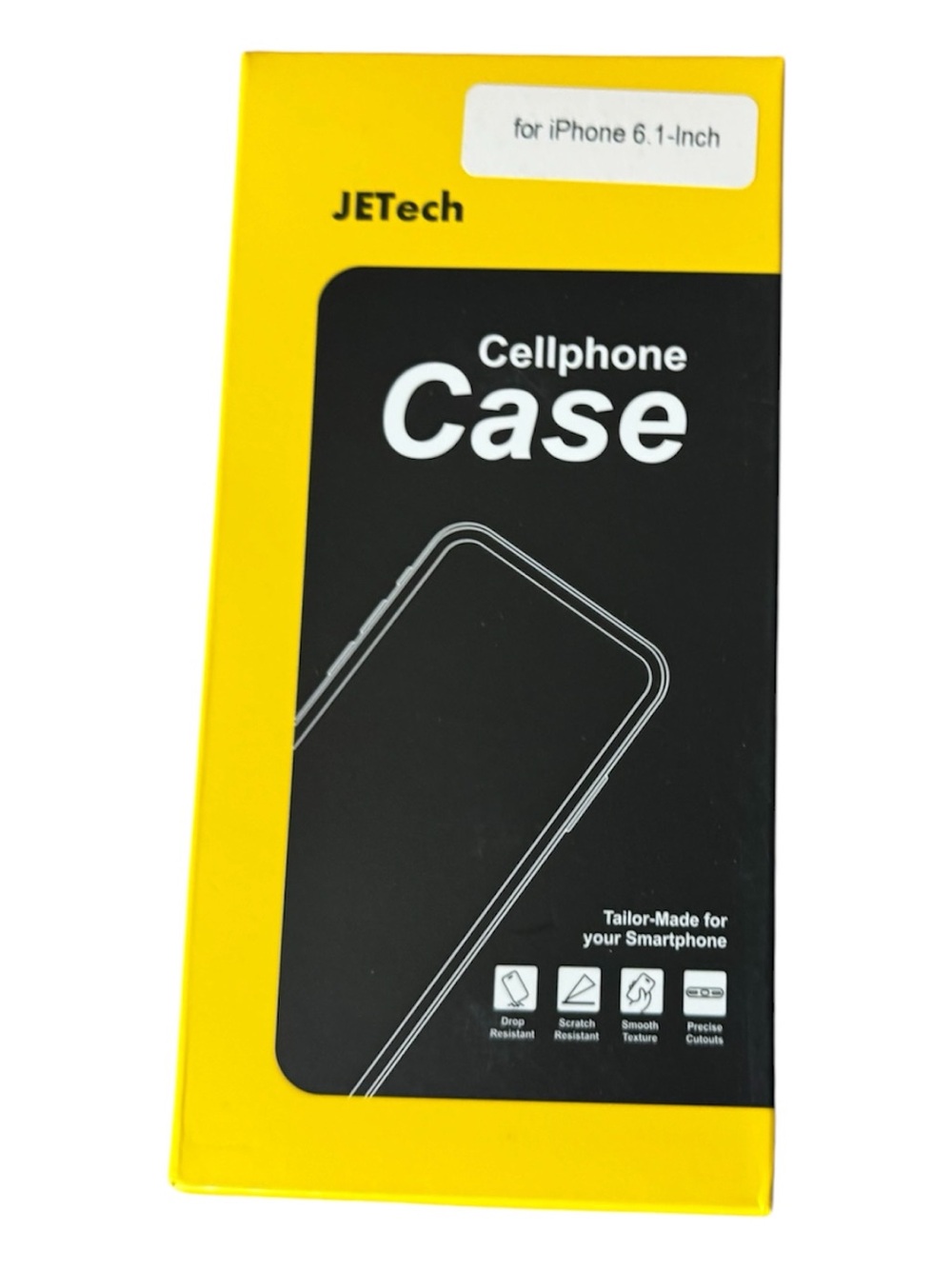 JETech Black Silicone Case for iPhone 6.1” 📱✨ Soft Touch • Shockproof • New